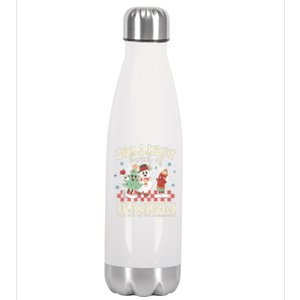 Jolliest Bunch Of Teachers This Side Of The Playground Xmas Stainless Steel Insulated Water Bottle