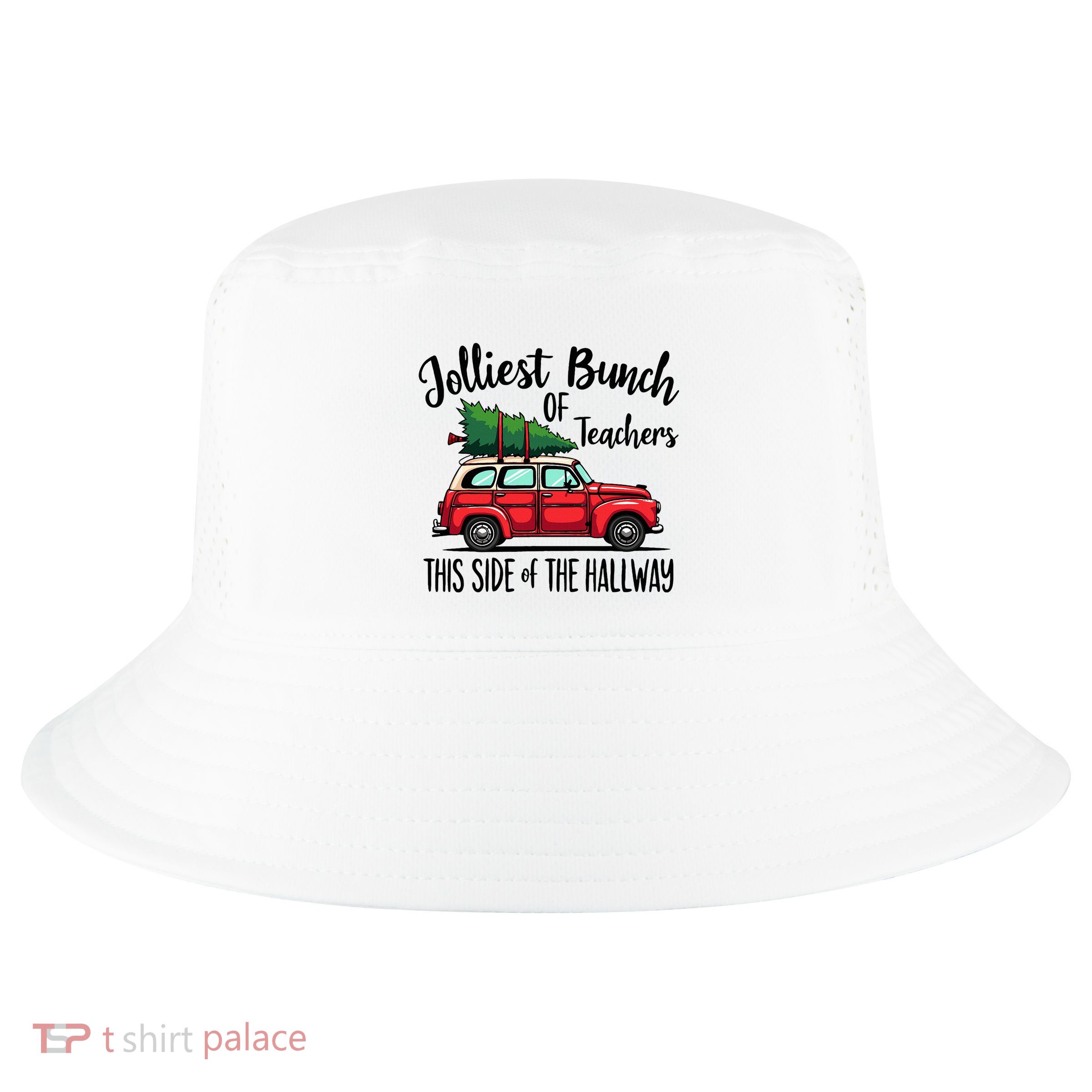 Jolliest Bunch Of Teachers This Side Of The Hallway Cool Comfort Performance Bucket Hat