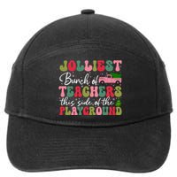 Jolliest Bunch Of Teachers This Side Of The Playground Xmas 7-Panel Snapback Hat