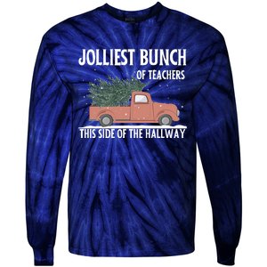 Jolliest Bunch Of Teachers This Side Of The Hallway Tie-Dye Long Sleeve Shirt