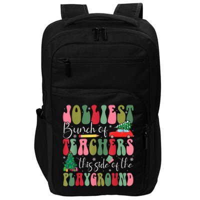 Jolliest Bunch Of Teachers This Side Of The Playground Xmas Impact Tech Backpack