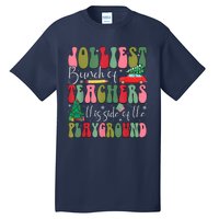 Jolliest Bunch Of Teachers This Side Of The Playground Xmas Tall T-Shirt