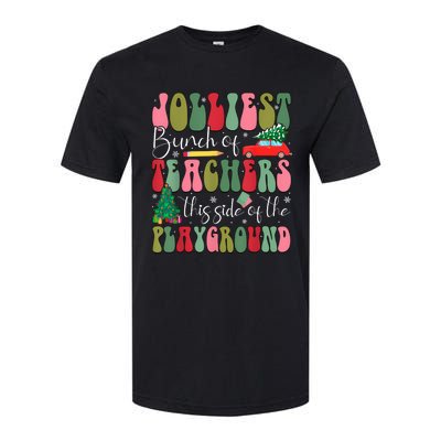 Jolliest Bunch Of Teachers This Side Of The Playground Xmas Softstyle CVC T-Shirt