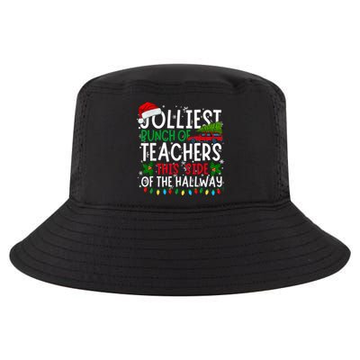 Jolliest Bunch Of Teachers This Side Of The Hallway Xmas Cool Comfort Performance Bucket Hat