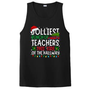 Jolliest Bunch Of Teachers This Side Of The Hallway Xmas PosiCharge Competitor Tank