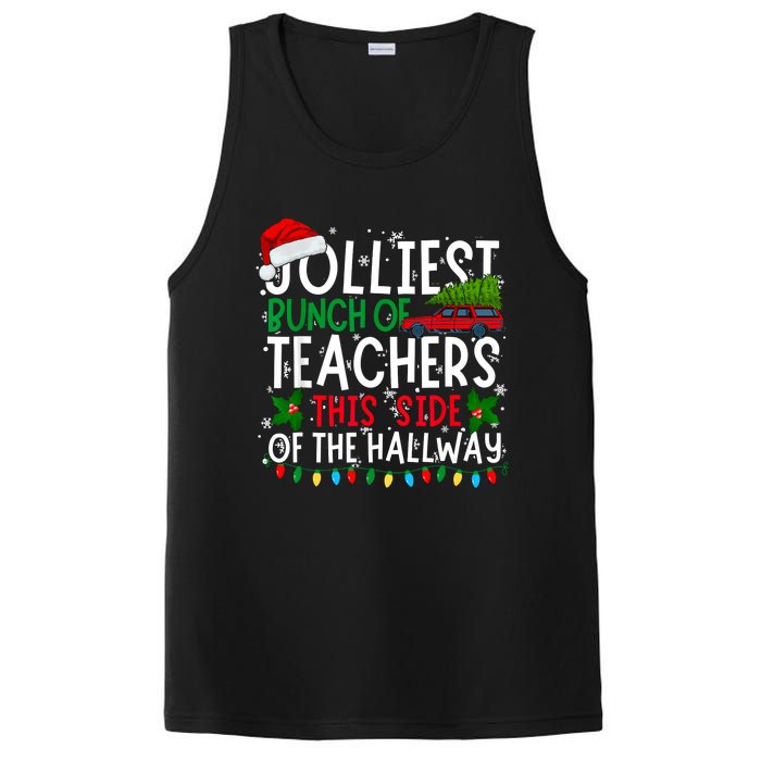 Jolliest Bunch Of Teachers This Side Of The Hallway Xmas PosiCharge Competitor Tank