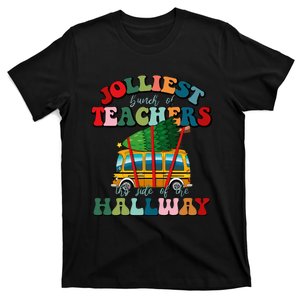 Jolliest Bunch Of Teachers This Side Of The Hallway Xmas T-Shirt