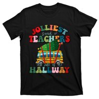 Jolliest Bunch Of Teachers This Side Of The Hallway Xmas T-Shirt