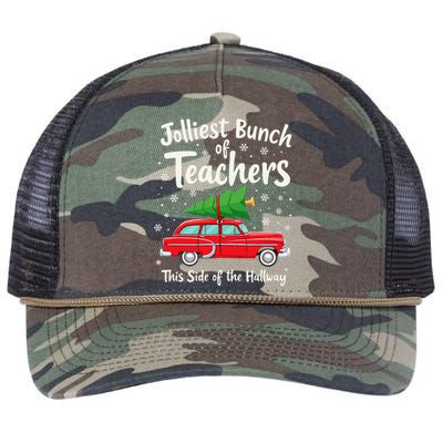 Jolliest Bunch Of Teachers This Side Of The Hallway Retro Rope Trucker Hat Cap