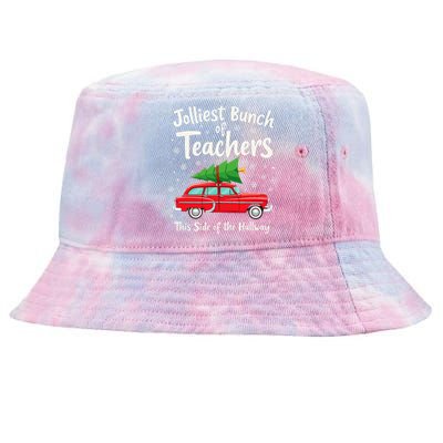 Jolliest Bunch Of Teachers This Side Of The Hallway Tie-Dyed Bucket Hat