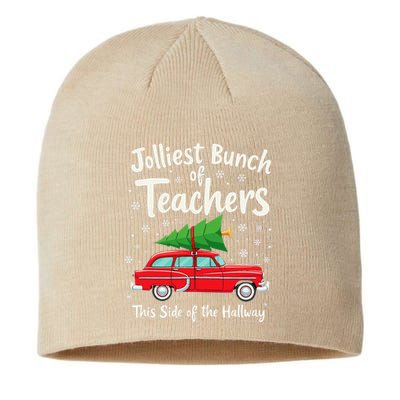 Jolliest Bunch Of Teachers This Side Of The Hallway Sustainable Beanie