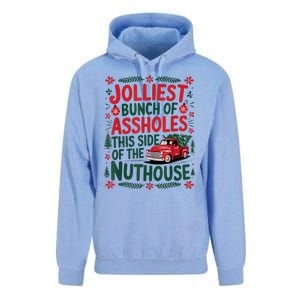 Jolliest Bunch Of Assholes This Side Of The Nut House Unisex Surf Hoodie