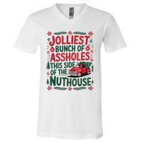 Jolliest Bunch Of Assholes This Side Of The Nut House V-Neck T-Shirt