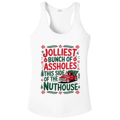 Jolliest Bunch Of Assholes This Side Of The Nut House Ladies PosiCharge Competitor Racerback Tank