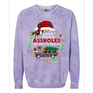 Jolliest Bunch Of Assholes This Side Of The Nut House Colorblast Crewneck Sweatshirt