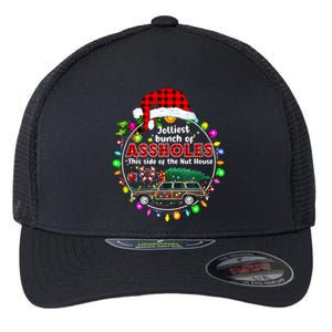 Jolliest Bunch Of Assholes This Side Of The Nut House Flexfit Unipanel Trucker Cap