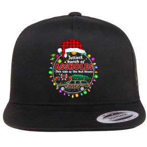 Jolliest Bunch Of Assholes This Side Of The Nut House Flat Bill Trucker Hat