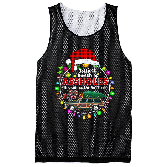 Jolliest Bunch Of Assholes This Side Of The Nut House Mesh Reversible Basketball Jersey Tank