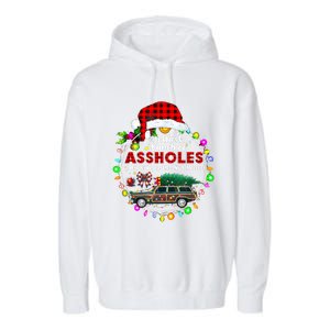 Jolliest Bunch Of Assholes This Side Of The Nut House Garment-Dyed Fleece Hoodie