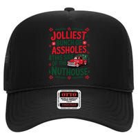 Jolliest Bunch Of Assholes This Side Of The Nut House High Crown Mesh Back Trucker Hat