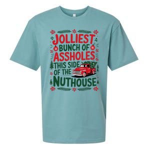 Jolliest Bunch Of Assholes This Side Of The Nut House Sueded Cloud Jersey T-Shirt