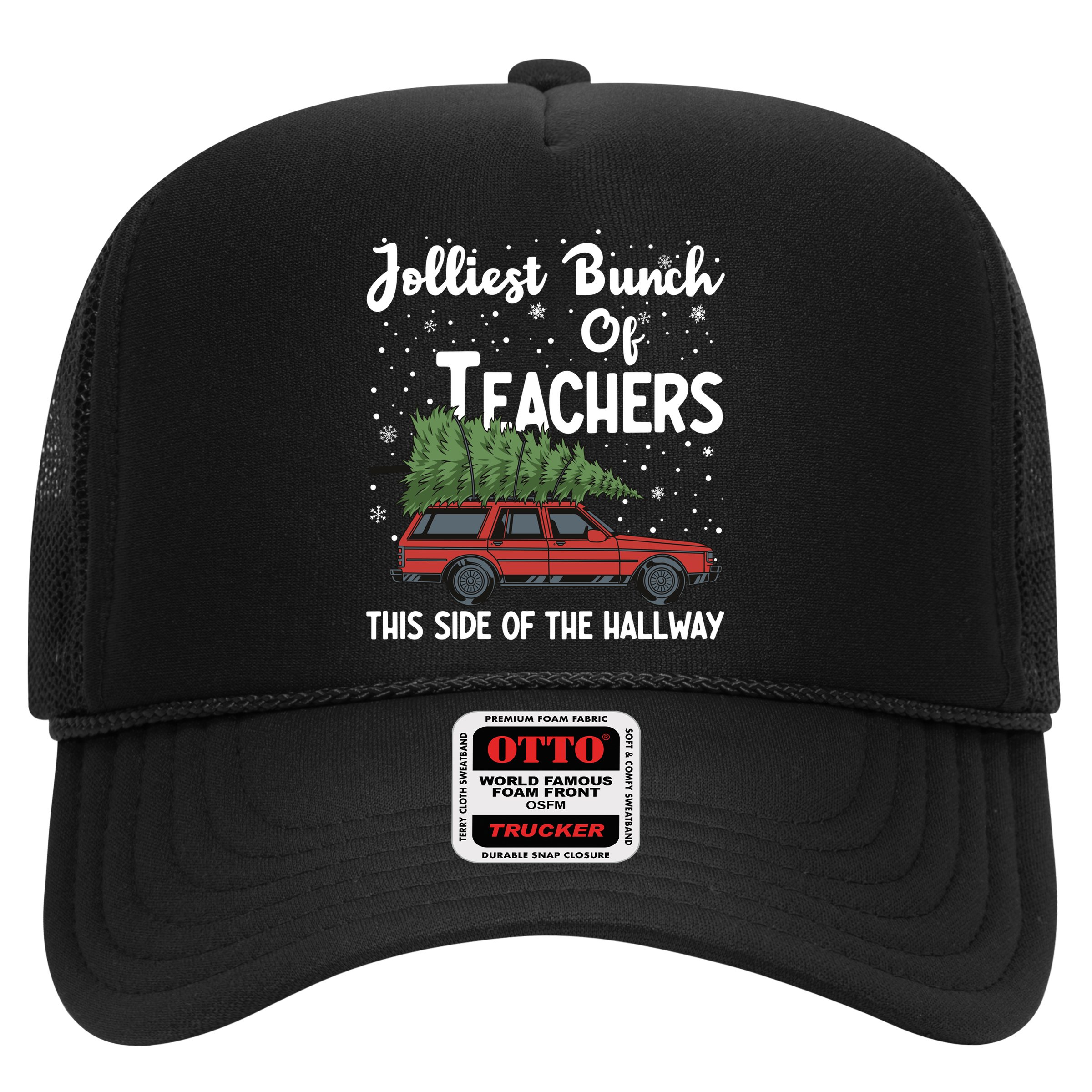 Jolliest Bunch Of Teachers This Side Of The Hallway Christmas Hat