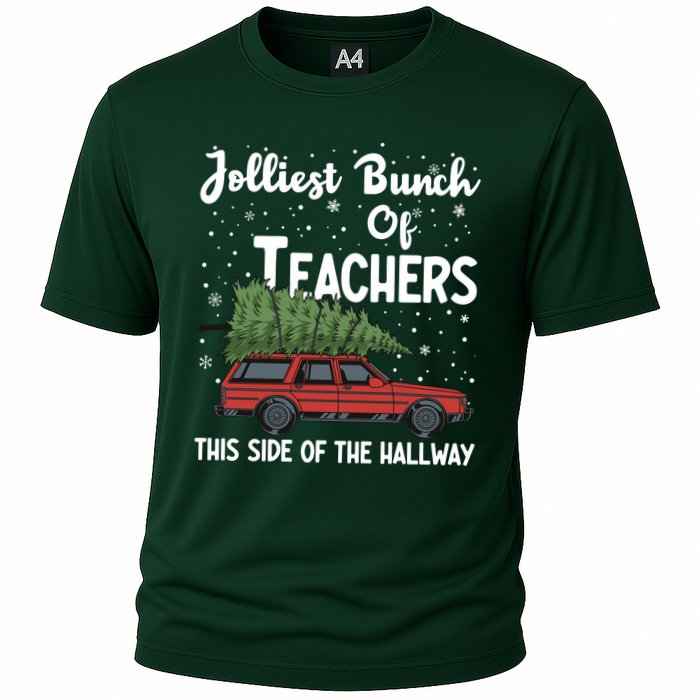 Jolliest Bunch Of Teachers This Side Of The Hallway Christmas Performance Shirt