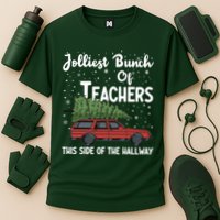 Jolliest Bunch Of Teachers This Side Of The Hallway Christmas Performance Shirt