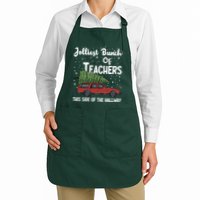 Jolliest Bunch Of Teachers This Side Of The Hallway Christmas Apron