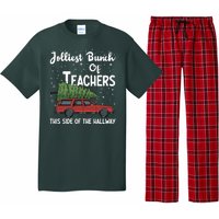 Jolliest Bunch Of Teachers This Side Of The Hallway Christmas Pajama Set