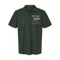 Jolliest Bunch Of Teachers This Side Of The Hallway Christmas Softstyle Adult Sport Polo