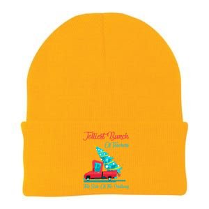 Jolliest Bunch Of Teachers This Side Of The Hallway Xmas Knit Cap Winter Beanie