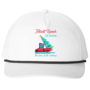 Jolliest Bunch Of Teachers This Side Of The Hallway Xmas Snapback Five-Panel Rope Hat