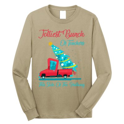 Jolliest Bunch Of Teachers This Side Of The Hallway Xmas Long Sleeve Shirt