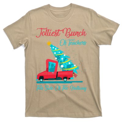 Jolliest Bunch Of Teachers This Side Of The Hallway Xmas T-Shirt