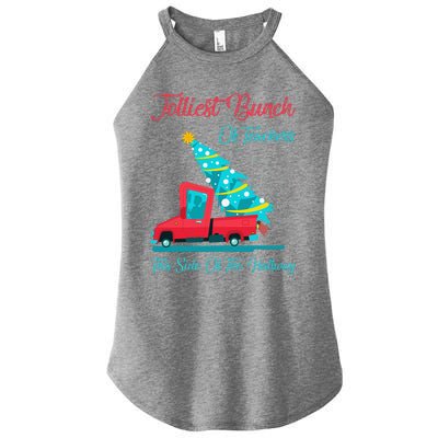 Jolliest Bunch Of Teachers This Side Of The Hallway Xmas Women's Perfect Tri Rocker Tank