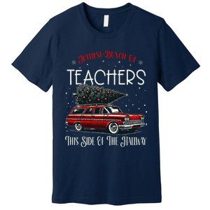 Jolliest Bunch Of Teachers This Side Of The Hallway Xmas Premium T-Shirt