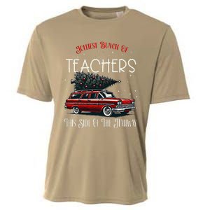 Jolliest Bunch Of Teachers This Side Of The Hallway Xmas Cooling Performance Crew T-Shirt