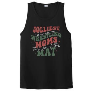 Jolliest Bunch Of Wrestling Moms This Side Of The Mat Xmas PosiCharge Competitor Tank