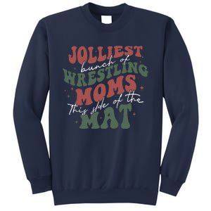 Jolliest Bunch Of Wrestling Moms This Side Of The Mat Xmas Sweatshirt