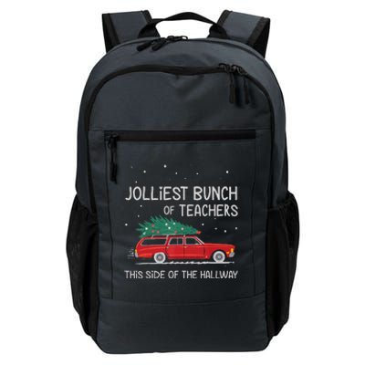 Jolliest Bunch Of Teachers This Side Of The Hallway Daily Commute Backpack