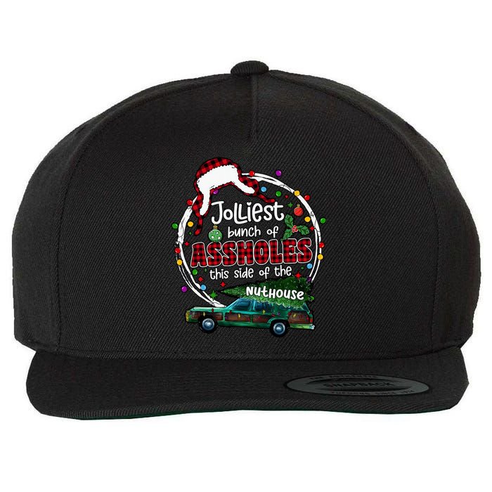 Jolliest Bunch Of Assholes This Side Of The Nut House Wool Snapback Cap