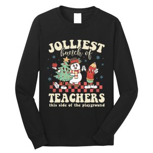 Jolliest Bunch Of Teachers This Side Of The Playground Xmas Long Sleeve Shirt