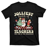 Jolliest Bunch Of Teachers This Side Of The Playground Xmas T-Shirt