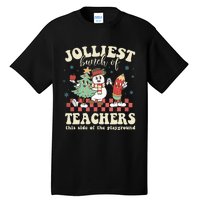 Jolliest Bunch Of Teachers This Side Of The Playground Xmas Tall T-Shirt