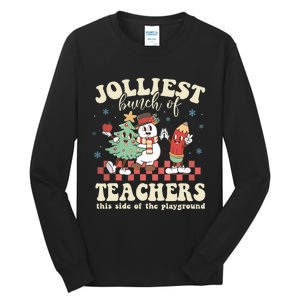 Jolliest Bunch Of Teachers This Side Of The Playground Xmas Tall Long Sleeve T-Shirt