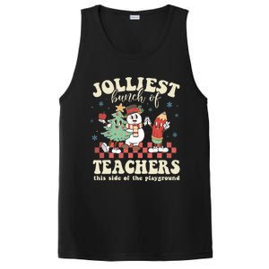 Jolliest Bunch Of Teachers This Side Of The Playground Xmas PosiCharge Competitor Tank