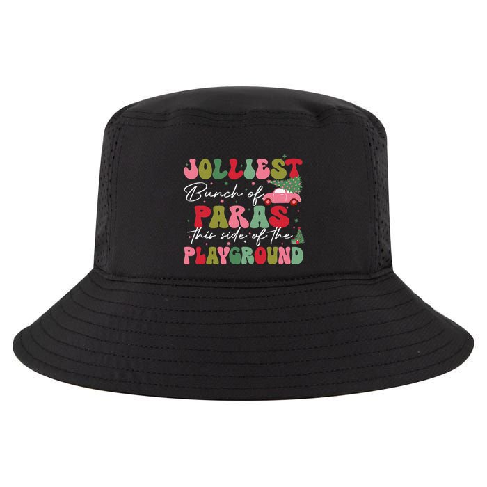 Jolliest Bunch Of Paras This Side Of The Playground Xmas Cool Comfort Performance Bucket Hat