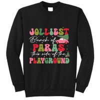 Jolliest Bunch Of Paras This Side Of The Playground Xmas Sweatshirt