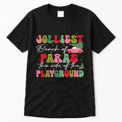Jolliest Bunch Of Paras This Side Of The Playground Xmas Tall T-Shirt